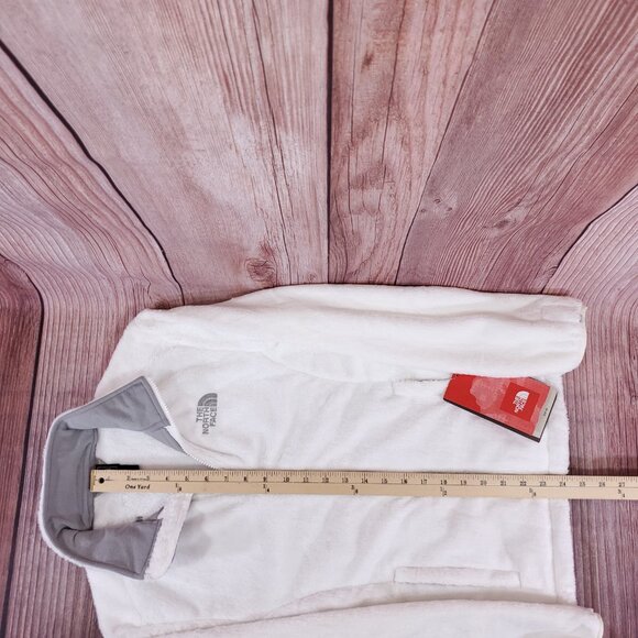 NWT The North Face Osito Jacket Womens Size Small TNF White Fleece Full ZIp Soft - Picture 15 of 15